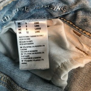 Ripped American eagle jeans roto